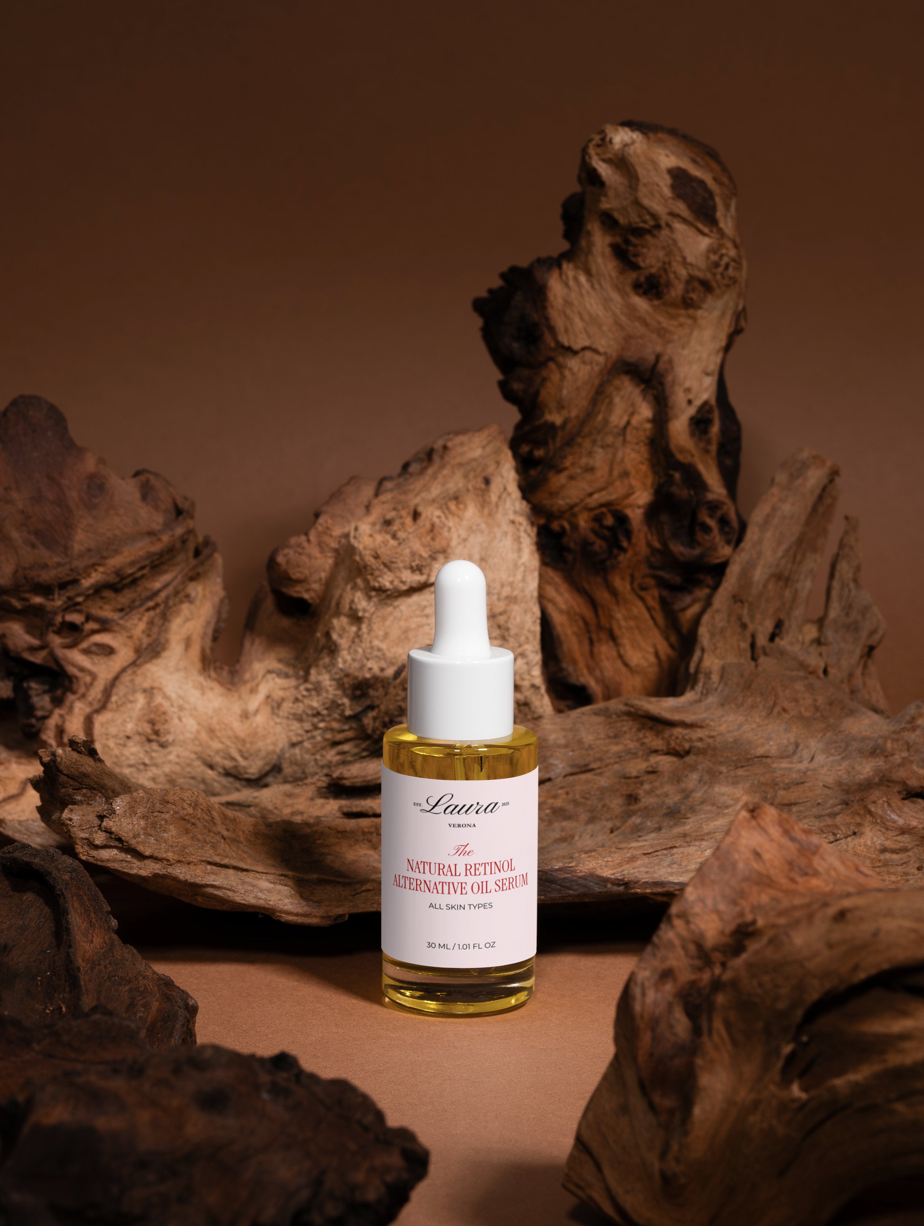 Sérum de óleo alternativo ao retinol natural