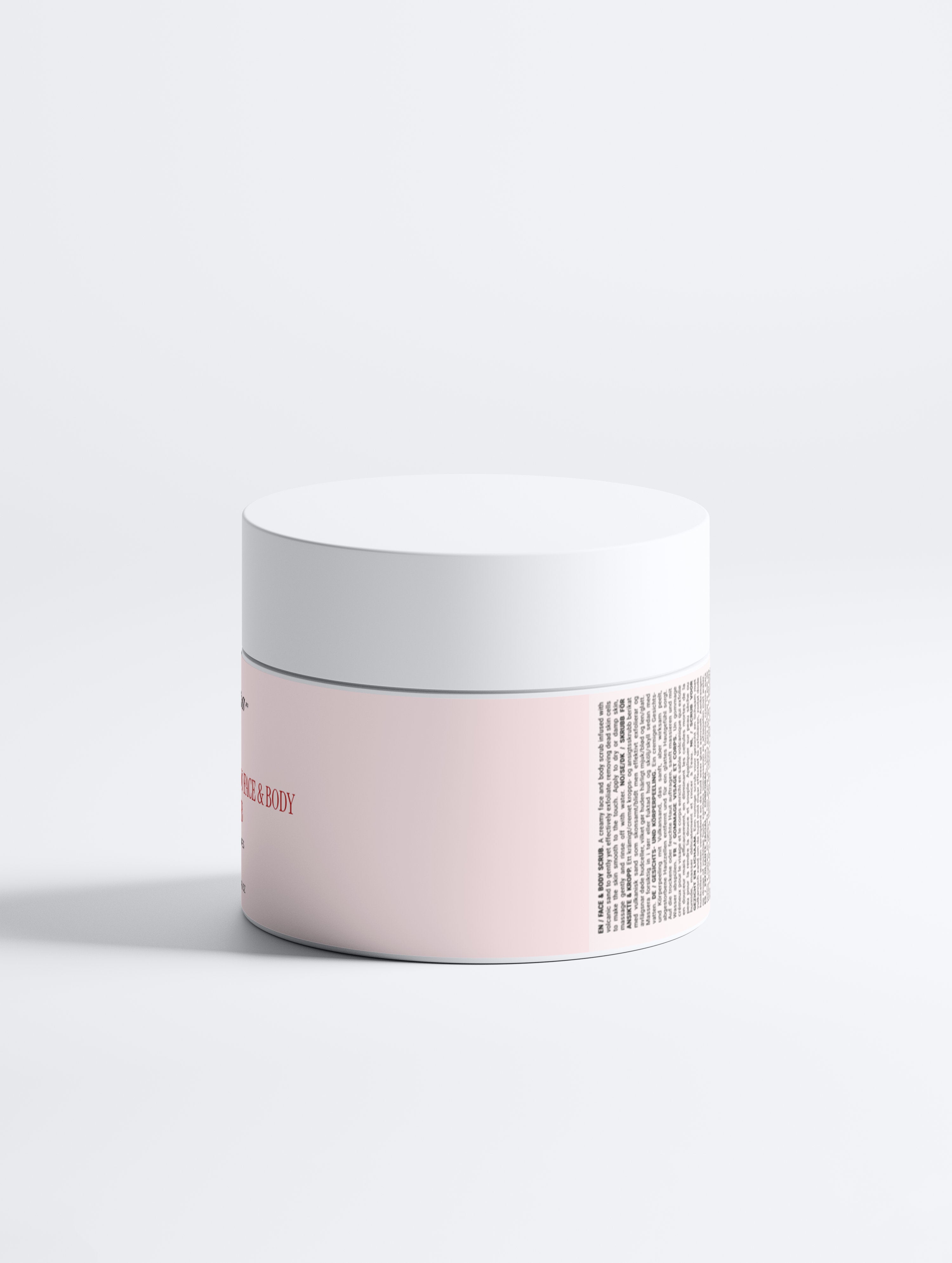 Esfoliante facial e corporal vulcão islandês