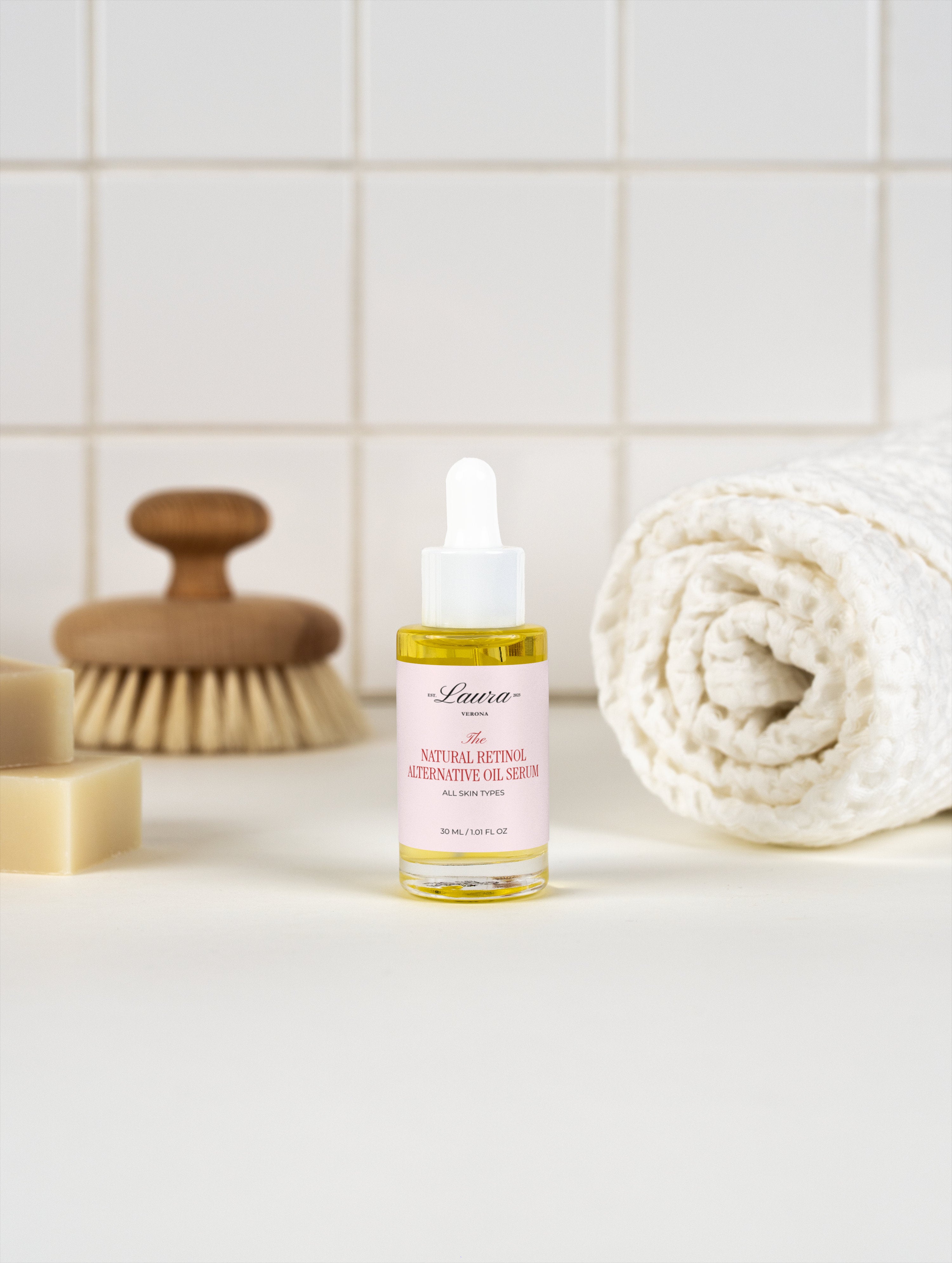Sérum de óleo alternativo ao retinol natural