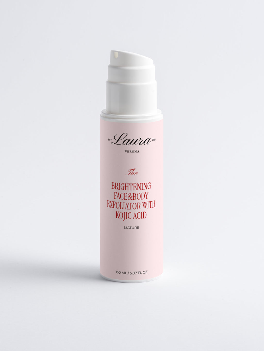 Esfoliante facial e corporal iluminador com ácido kójico